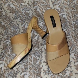 Worn Once Tan Leather Heels